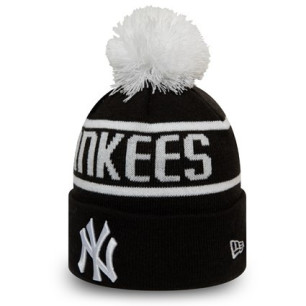 Kid's New Era Bobble Knit MLB New York Yankees Black