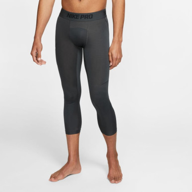 Men's Nike Pro 3/4 Basketball Tights Grey