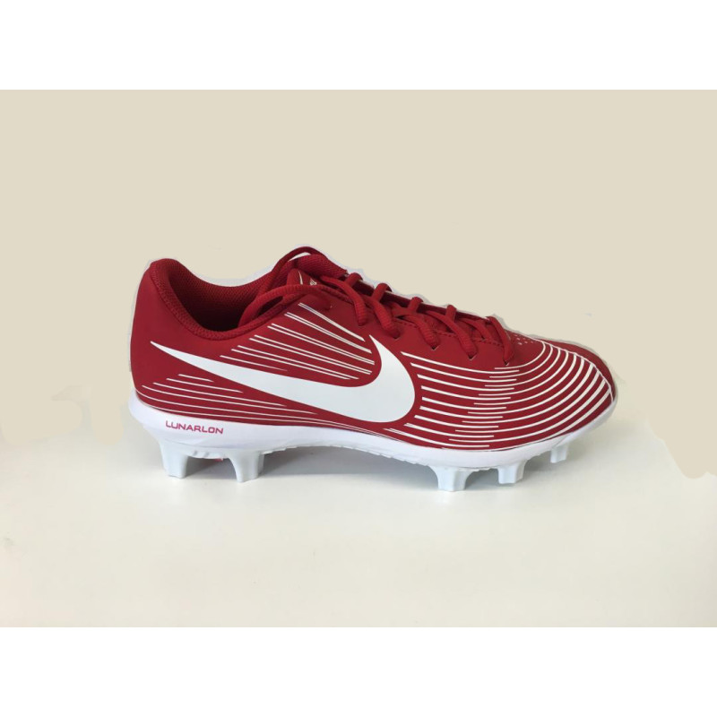 Nike Lunar Hyperdiamond Varsity MCS Low Molded Softball cleats Red