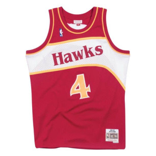 Mitchell & ness NBA Hardwood Classics swingman Jersey Spud Webb Atlanta Hawks 1986-87 red