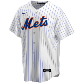 T770-NMW1_Maillot de Baseball MLB New York Mets Nike Replica Home Blanc pour Homme