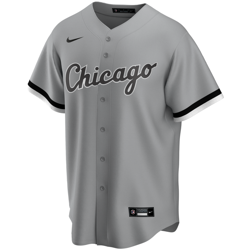 Men's Nike Replica Road MLB jersey Chicago White Sox Grey