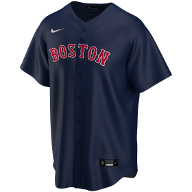 T770-BQNB_Maillot de Baseball MLB Boston Red Sox Nike Replica Alternate Bleu marine pour Homme
