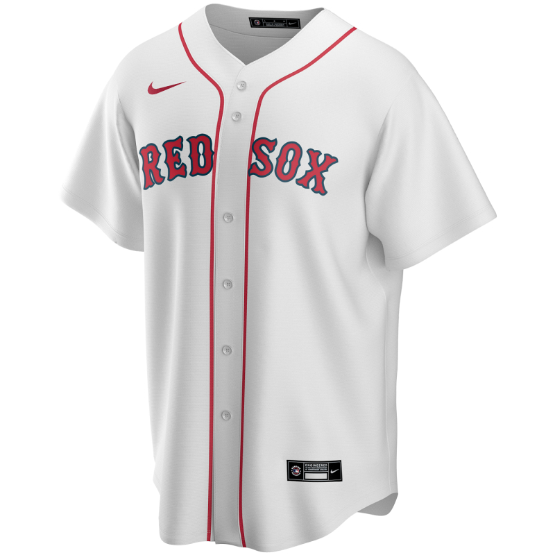 antiguo Arriba Multa Camiseta de beisbol MLB Boston Red Sox Nike Replica Home Blanco para Hombre