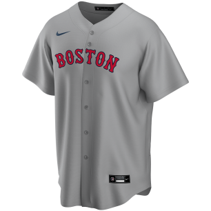 Men's Nike Replica Road MLB jersey Boston Red Sox Grey