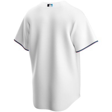 Men's Nike Replica Home MLB jersey Miami Marlins White
