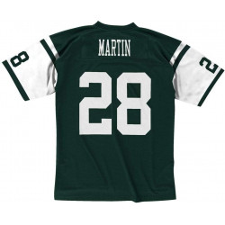 Camiseta NFL Mitchell & Ness Legacy Curtis Martin New York Jets 2004 verde para hombre