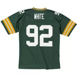Maillot NFL Reggie White Greenbay Packers 1996 Mitchell & Ness Legacy Retro Vert pour Homme