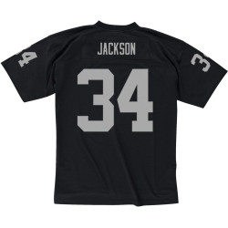 Camiseta NFL Bo Jackson Los Angeles Raiders 1988 Mitchell & Ness Legacy negro para hombre