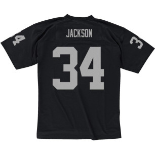 Men's Mitchell & Ness Legacy Jersey NFL Bo Jackson Los Angeles Raiders 1988 Black