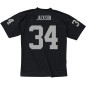 Men's Mitchell & Ness Legacy Jersey NFL Bo Jackson Los Angeles Raiders 1988 Black