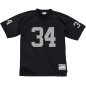 Maillot NFL Bo Jackson Los Angeles Raiders 1988 Mitchell & Ness Legacy Retro Noir pour Homme