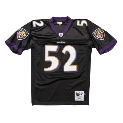 Camiseta NFL Ray Lewis Baltimore Ravens 2004 Mitchell & Ness Legacy Negro para hombre