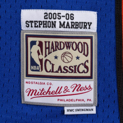 Camiseta NBA Stephen Marbury New York Knicks 2005-06 Mitchell & ness Hardwood Classics swingmanew azul