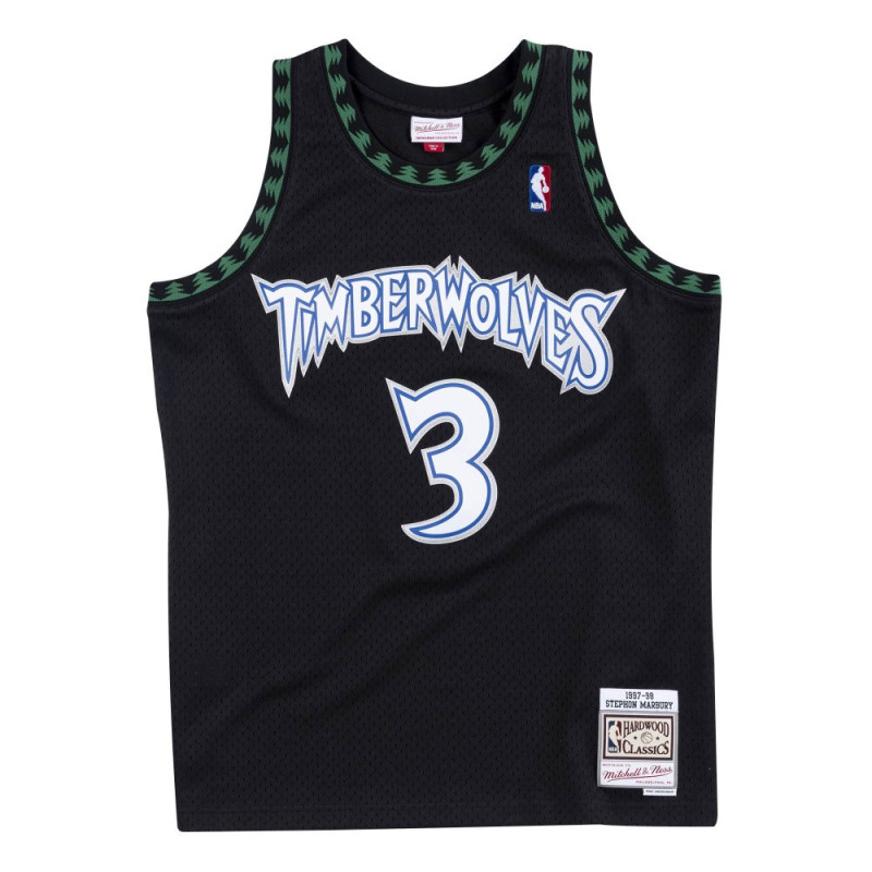 Mitchell & ness Hardwood Classics swingman jersey Stephen Marbury Minnesota Timberwolves 1997-98 Black Mitchell & ness Hardwood Classics swingman jersey Stephen Marbury Minnesota Timberwolves 1997-98 Black