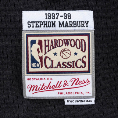 Camiseta NBA Stephen Marbury Minnesota Timberwolves 1997-98 Mitchell & ness Hardwood Classics swingman Negro