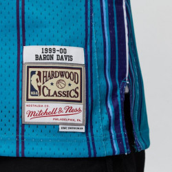 Camiseta NBA Baron Davis Charlotte Hornets 1999-00 Mitchell & ness Hardwood Classic swingman azul