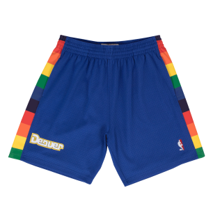 Men's Mitchell & Ness Swingman Short Denver Nuggets 1991-92 Royal