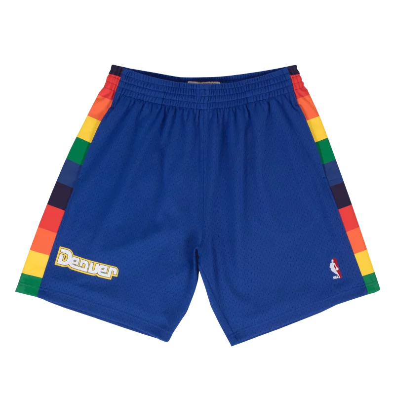 Short NBA Denver Nuggets 1991-92 Mitchell & Ness Swingman Azul