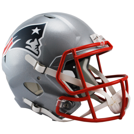 Riddell Replica Helmet NFL New England Patriots grey