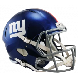 Casque de Football Americain NFL New York Giants Riddell Replica Bleu