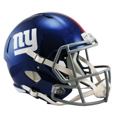 Casco de futbol NFL New York Giants Riddell Replica Azul