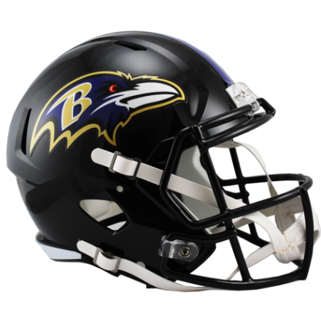 Casco de Futbol NFL Baltimore Ravens Riddell Replica negro