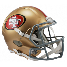 Casco de Futbol NFL San Francisco 49ers Riddell Replica Gold