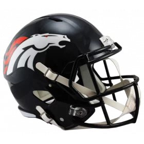 Casque de Football Americain NFL Denver Broncos Riddell Replica Noir