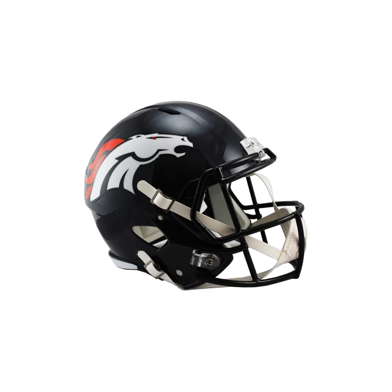 Casque de Football Americain NFL Denver Broncos Riddell Replica Noir