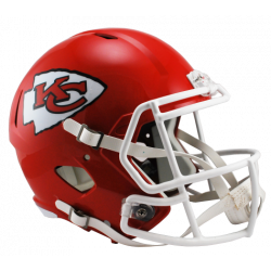 Casque de Football Americain NFL Kensas City Chiefs Riddell Replica Rouge