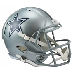 Casque de Football Americain NFL Dallas Cowboys Riddell Replica Gris