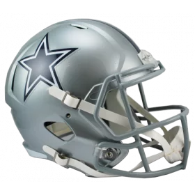 Casco de Futbol NFL Dallas Cowboys Riddell Replica Gris