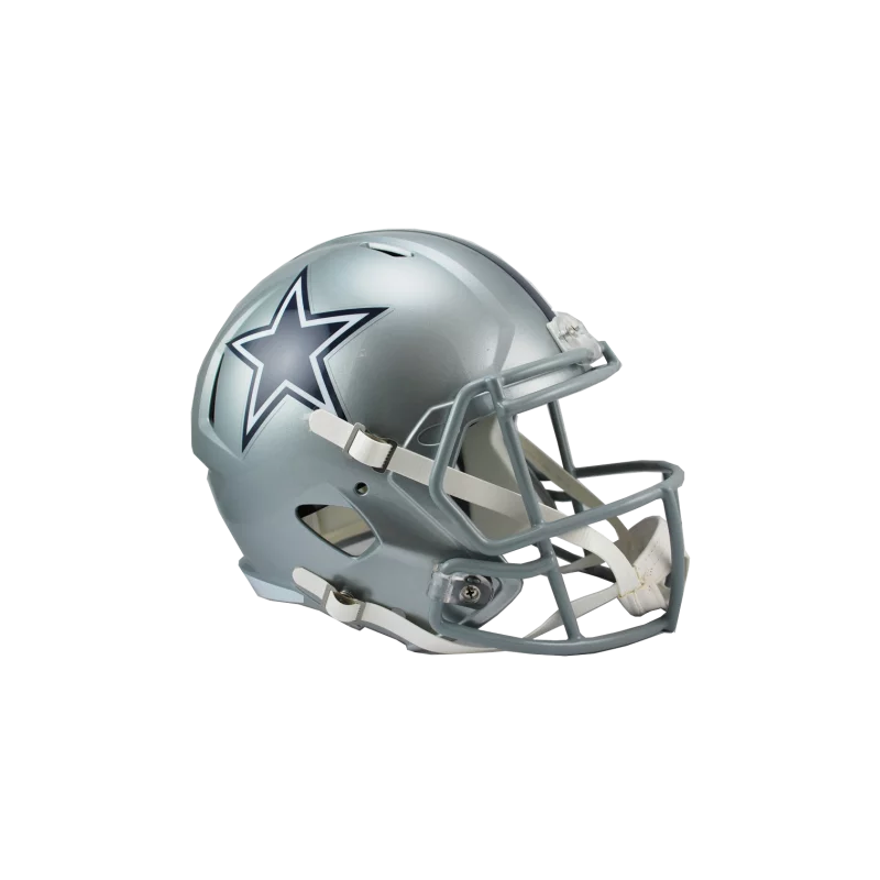 Casque de Football Americain NFL Dallas Cowboys Riddell Replica Gris