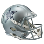 Casco de Futbol NFL Dallas Cowboys Riddell Replica Gris