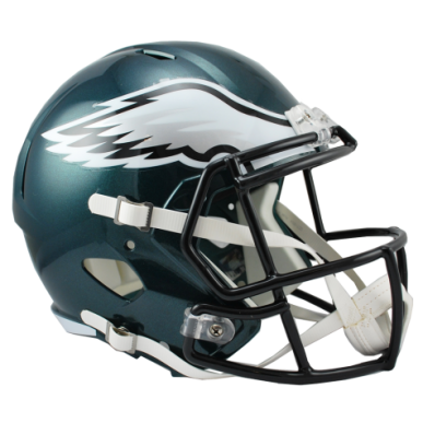 Casque de Football Americain NFL Philadelphia Eagles Riddell Replica Vert