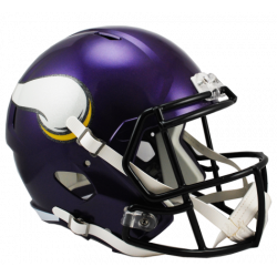Casco de Futbol NFL Minnesota Vikings Riddell Replica Azul