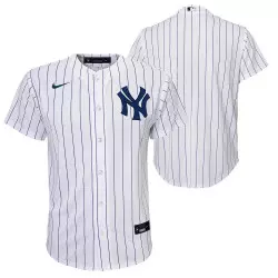 Maillot de Baseball MLB New-York Yankees Nike Replica Home Blanc pour Enfant