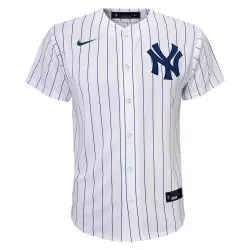 Camiseta de Béisbol MLB New York Yankees Nike Réplica Home Blanca para Niños