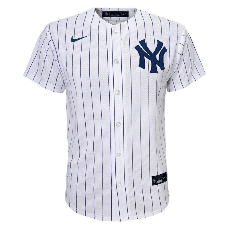 Maillot de Baseball MLB New-York Yankees Nike Replica Home Blanc pour ...
