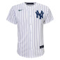 Camiseta de Béisbol MLB New York Yankees Nike Réplica Home Blanca para Niños Camiseta de Béisbol MLB New York Yankees Nike Réplica Home Blanca para Niños