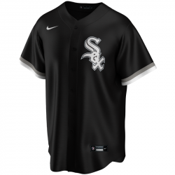 Camiseta de beisbol MLB Chicago White Sox Nike Replica Home negro para nino