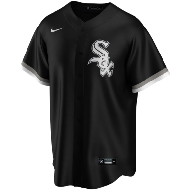 EZ3T1ZWDB-WSX_Maillot de Baseball MLB Boston Chicago White Sox Nike Replica Home Noir pour Enfant