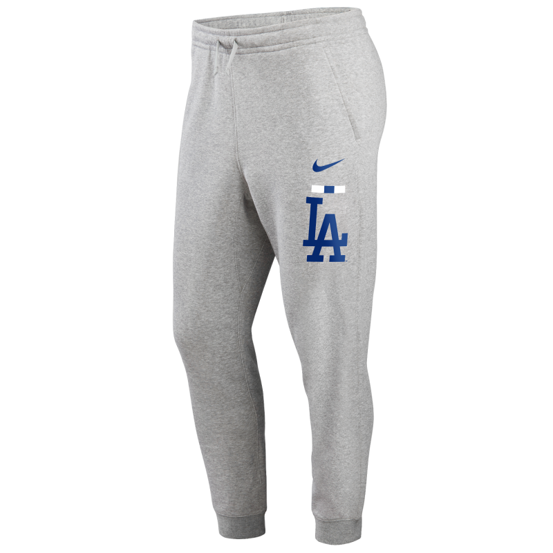 Pantalone MLB Los Angeles Dodgers Nike Club Fleece Jogger Gris para niño