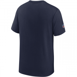 T-Shirt NFL Seattle Seahawks Nike Dri-Fit Cotton Football All Bleu marine