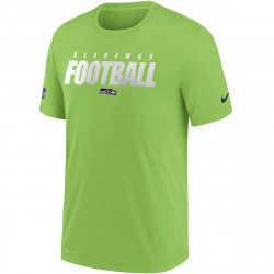 NKCG-3HN-SEAHAWKS_T-Shirt NFL Seattle Seahawks Nike Dri-Fit Cotton Football All Vert