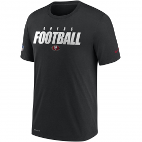 NKCG-00A-49ERS_T-Shirt NFL San Francisco 49ers Nike Dri-Fit Cotton Football All Noir