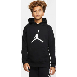 Sweat à capuche Jordan Jumpman Logo Fleece Noir pour Junior