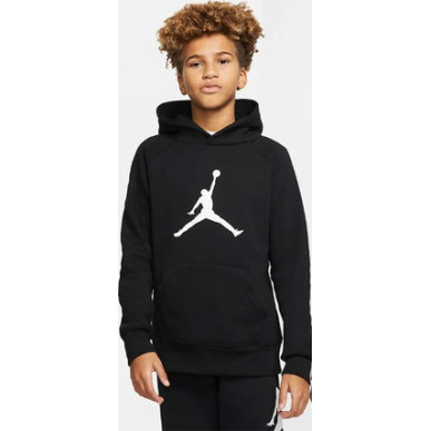 Sweat à capuche Jordan Jumpman Logo Fleece Noir pour Junior