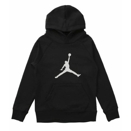 Sweat à capuche Jordan Jumpman Logo Fleece Noir pour Junior